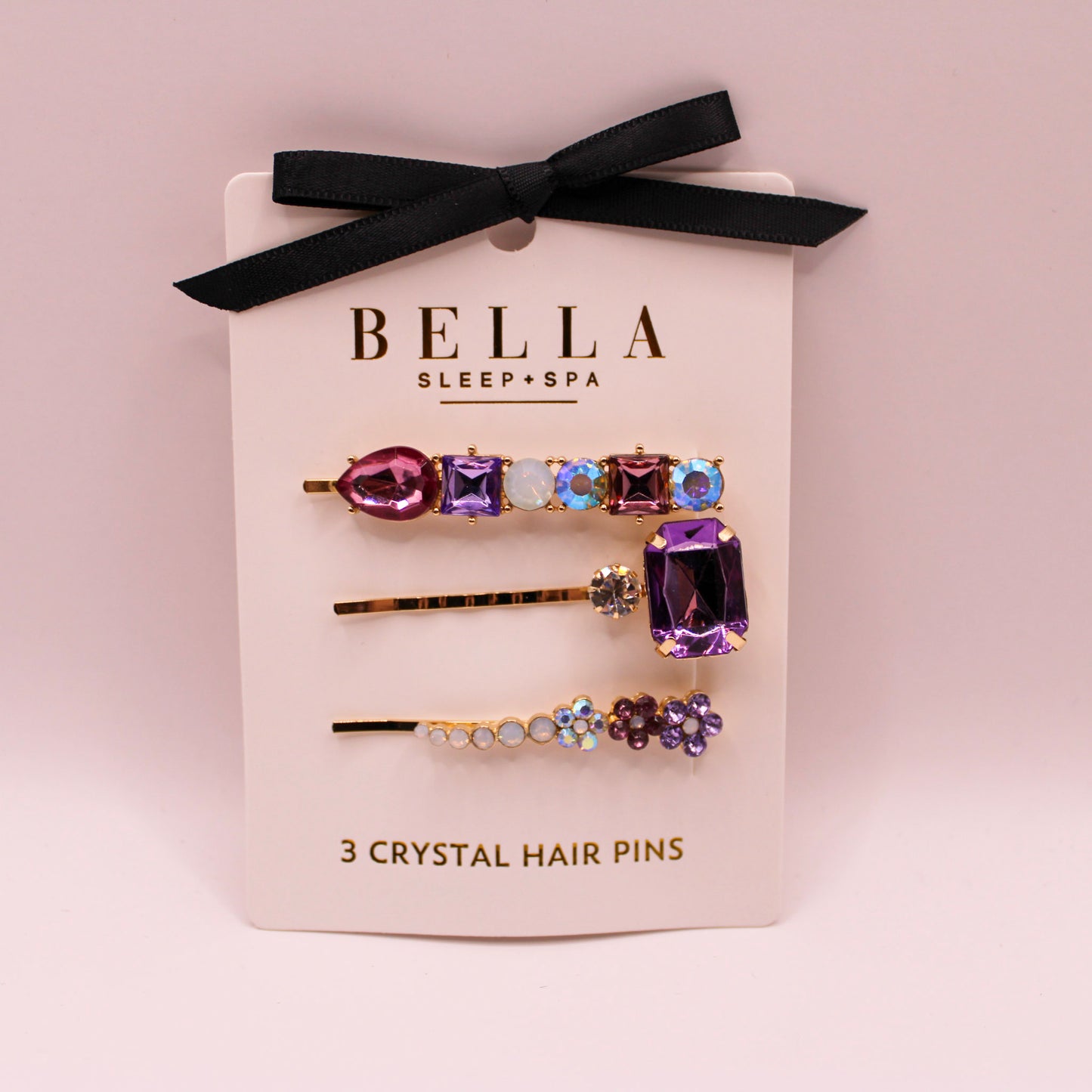 LAVENDER JEWELS HAIR PIN SET