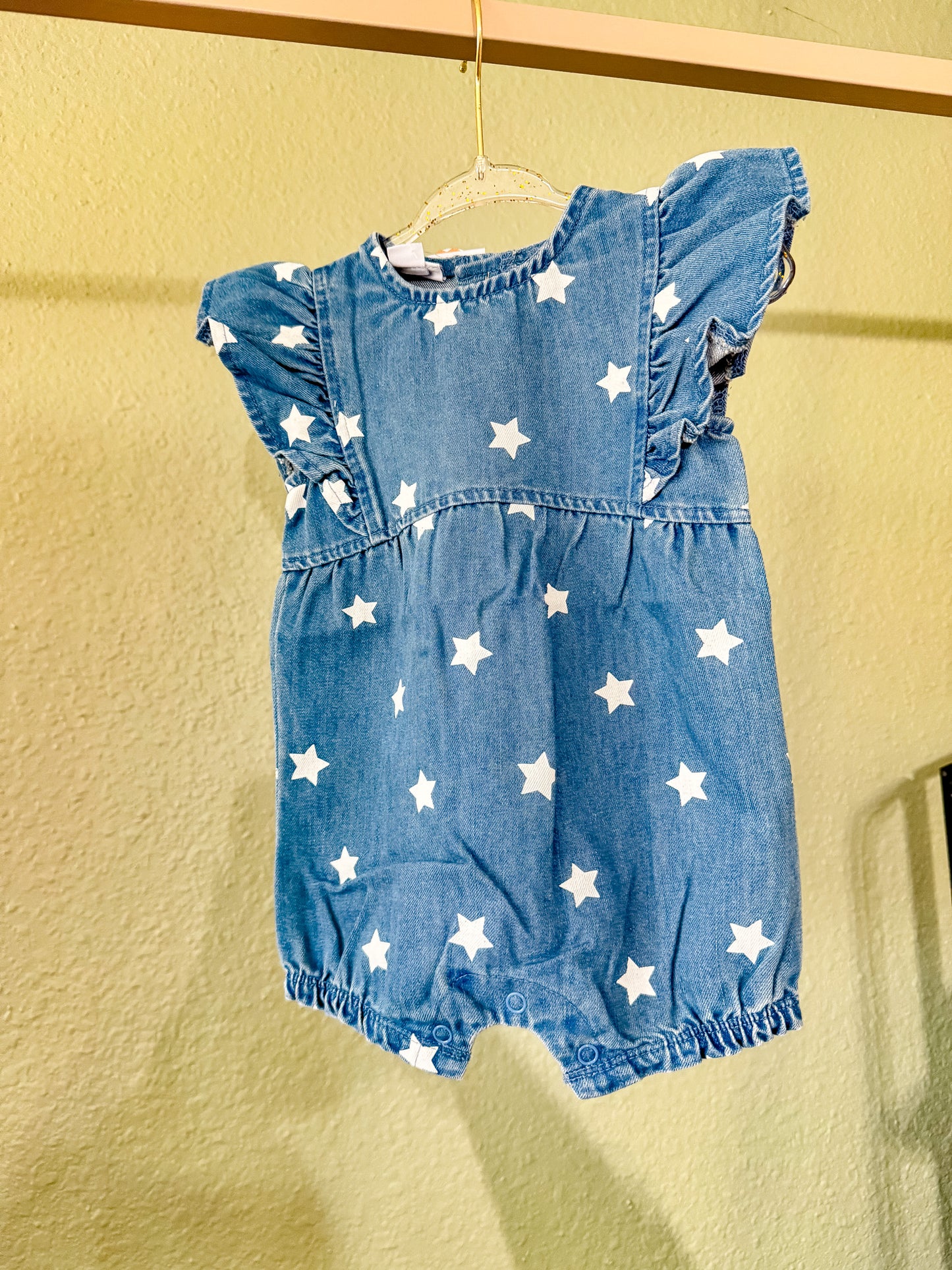 DENIM ROMPER