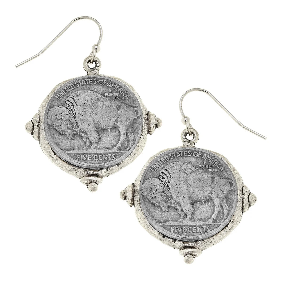 Buffalo Nickle Earrings