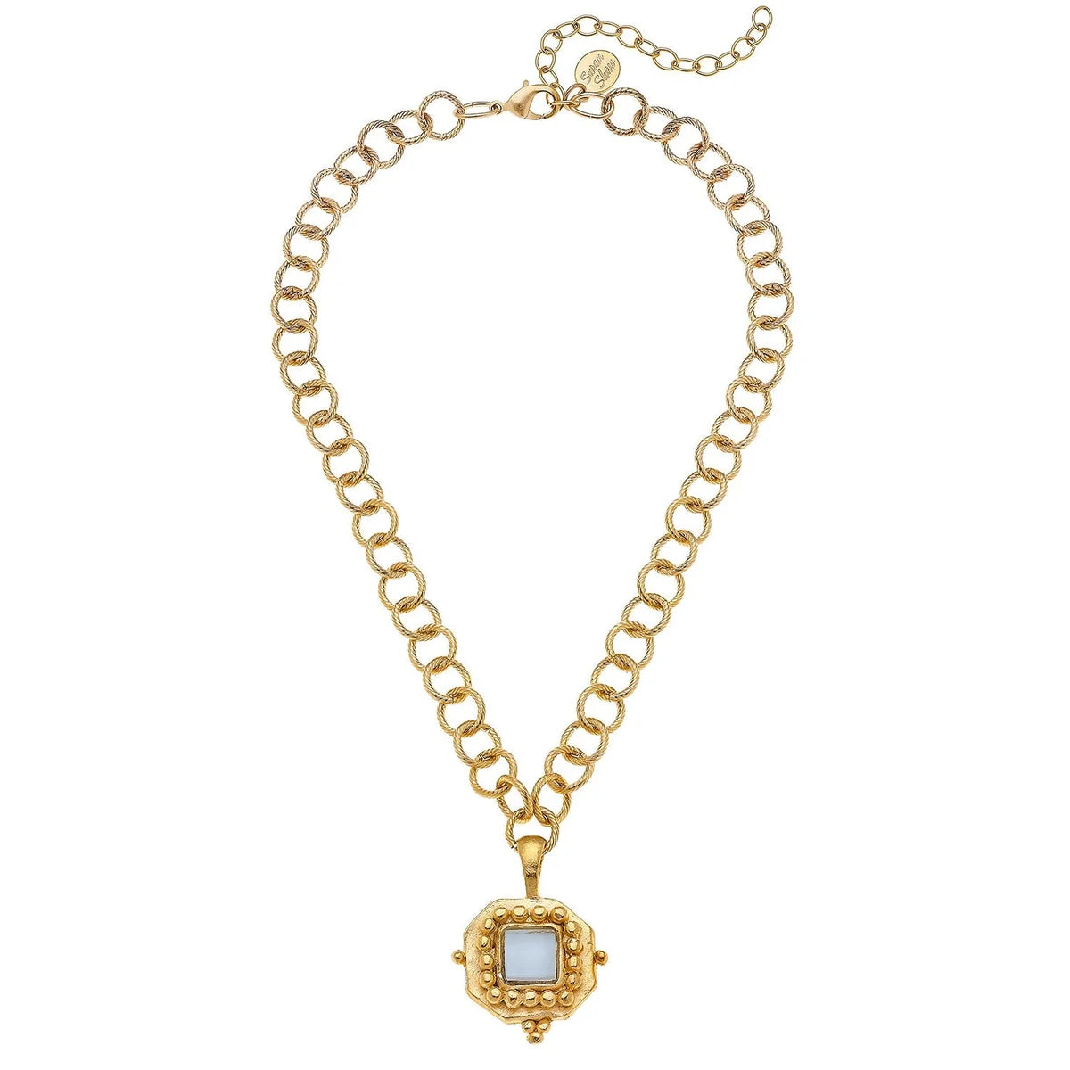 Black Pendant Charlotte Chain Necklace